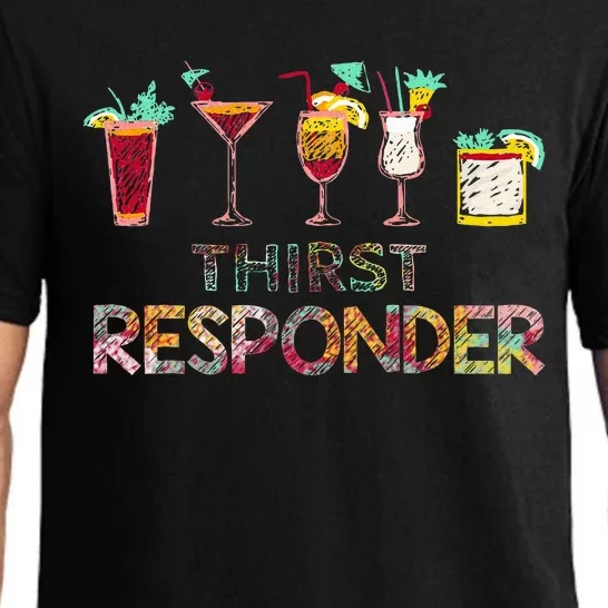 Thirst Response Responder Funny Bartender Mixologists Pajama Set