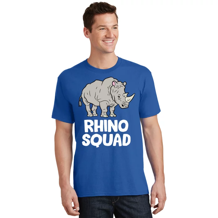 Team Rhino Rhino Squad Love Rhinoceros Gift T-Shirt