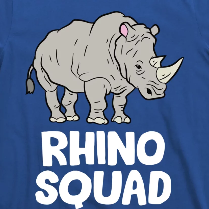 Team Rhino Rhino Squad Love Rhinoceros Gift T-Shirt