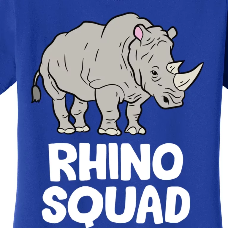 Team Rhino Rhino Squad Love Rhinoceros Gift Women's T-Shirt