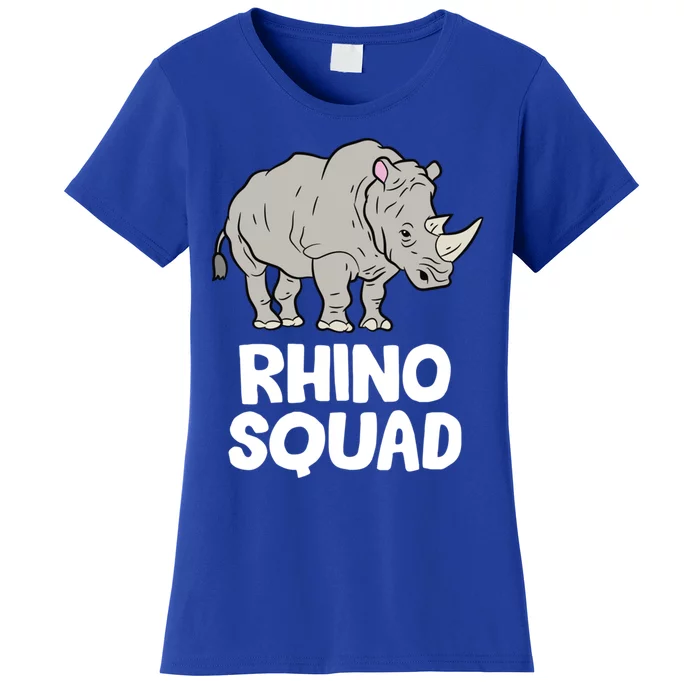 Team Rhino Rhino Squad Love Rhinoceros Gift Women's T-Shirt