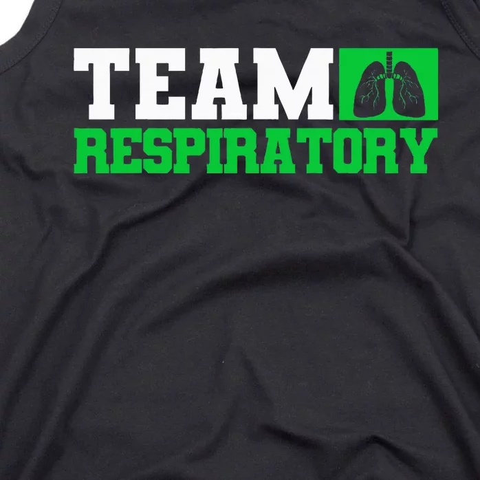 Team Respiratory Respirotary Therapist Tank Top