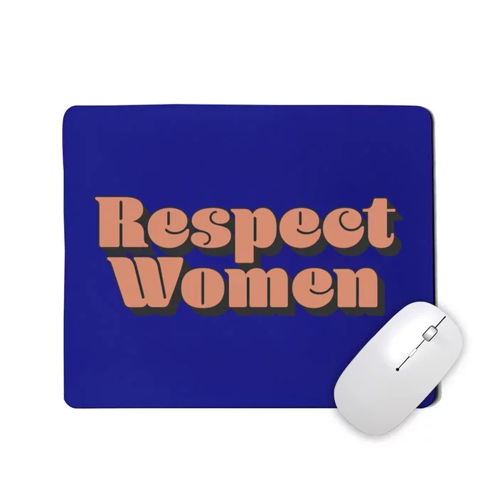 Trendy Respect Retro 3d Text Great Gift Mousepad