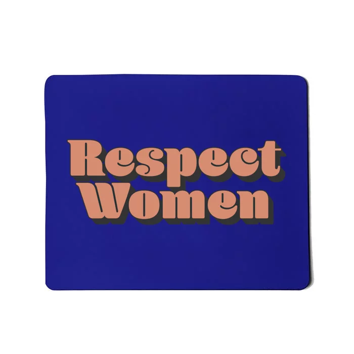 Trendy Respect Retro 3d Text Great Gift Mousepad