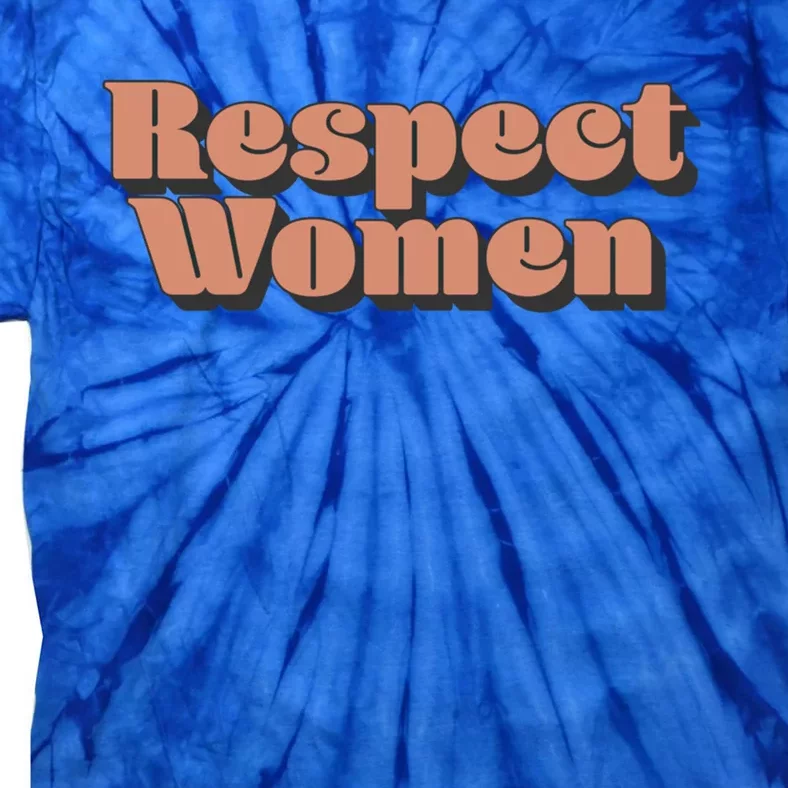 Trendy Respect Retro 3d Text Great Gift Tie-Dye T-Shirt