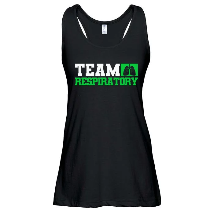 Team Respiratory Respirotary Therapist Ladies Essential Flowy Tank