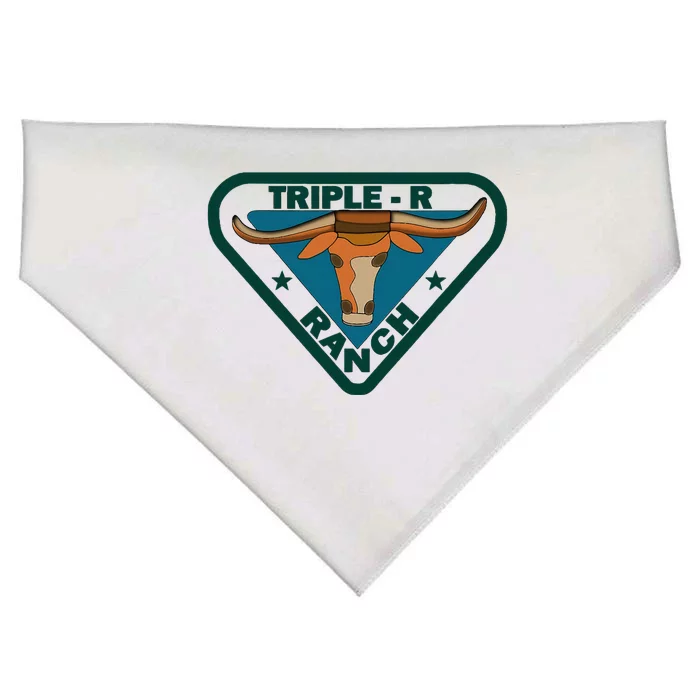 Triple R Ranch Western Cowboy Cowgirl USA-Made Doggie Bandana