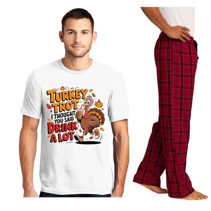 Thanksgiving Run Race Footrace Turkey Trot 2024 Pajama Set