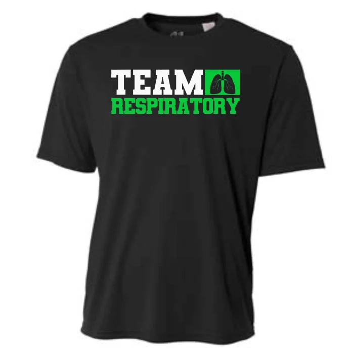 Team Respiratory Respirotary Therapist funny Cooling Performance Crew T-Shirt