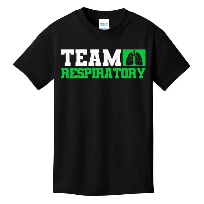 Team Respiratory Respirotary Therapist funny Kids T-Shirt