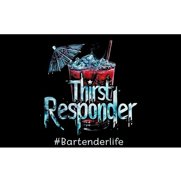 Thirst Response Responder Funny Bartender Mixologists Bumper Sticker