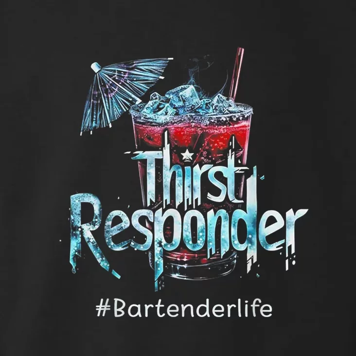 Thirst Response Responder Funny Bartender Mixologists Toddler Hoodie