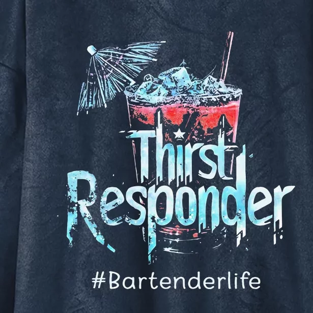 Thirst Response Responder Hooded Wearable Blanket