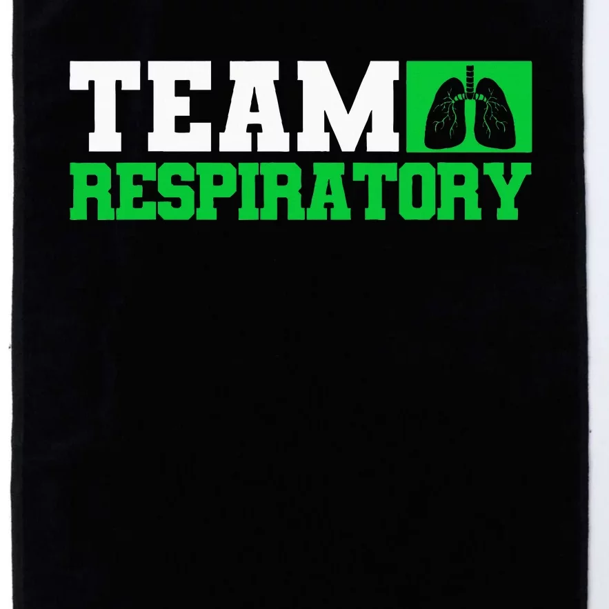 Team Respiratory Respirotary Therapist Platinum Collection Golf Towel