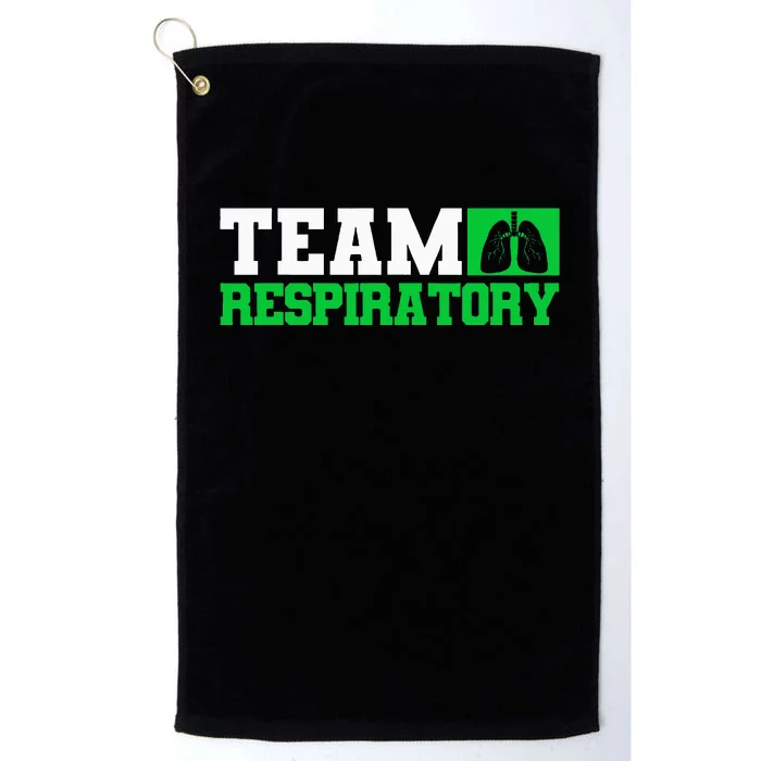 Team Respiratory Respirotary Therapist Platinum Collection Golf Towel