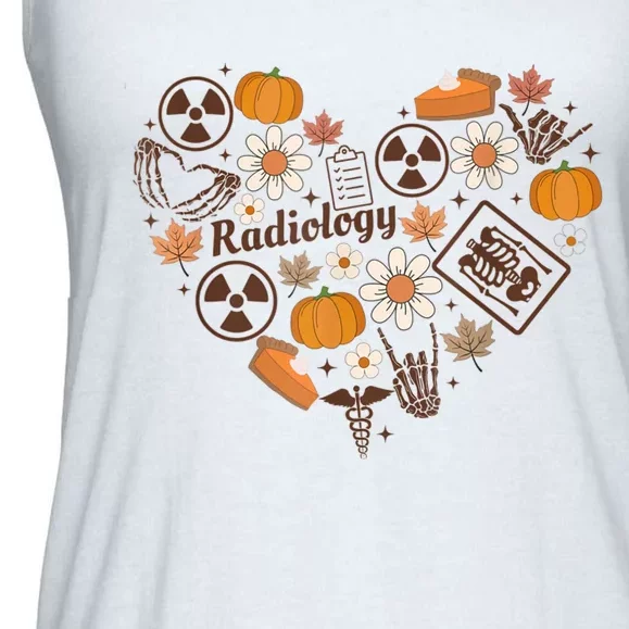 Thanksgiving Radiology Rad Tech Fall Autumn Xray Tech Ct Mrt Ladies Essential Flowy Tank