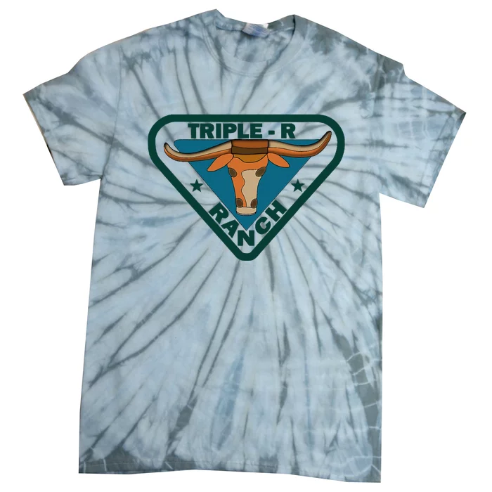 Triple R Ranch Western Cowboy Cowgirl Tie-Dye T-Shirt