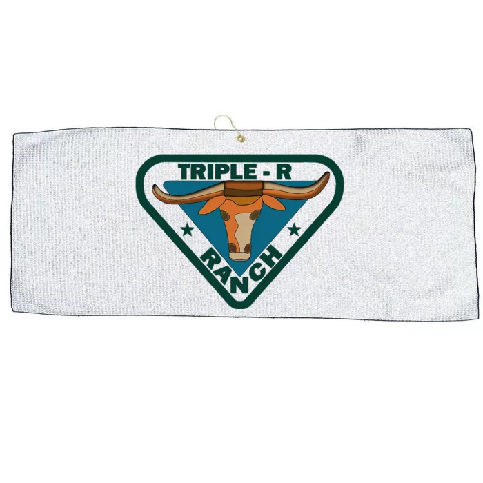 Triple R Ranch Western Cowboy Cowgirl Large Microfiber Waffle Golf Towel