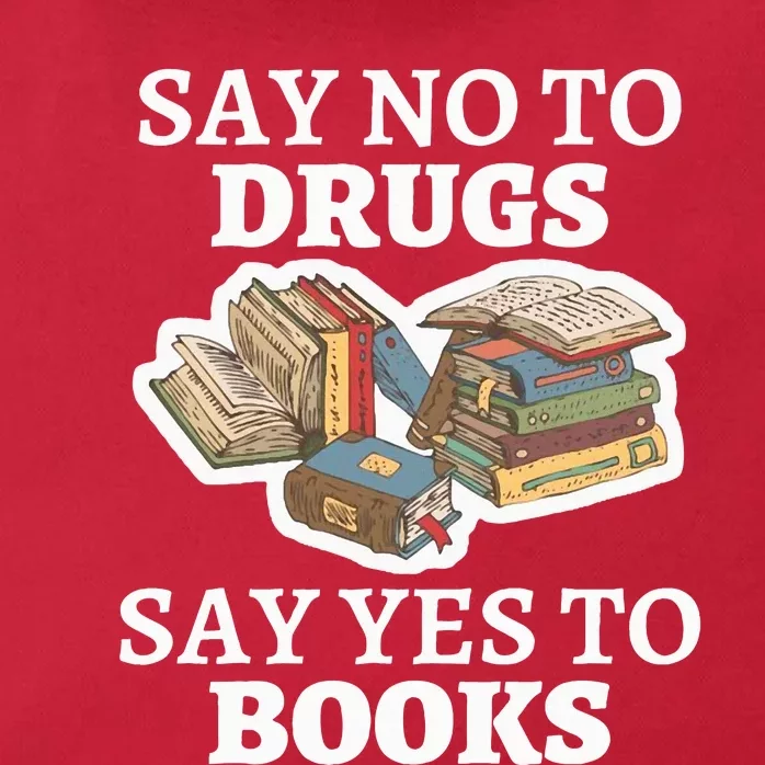 Teachers Red Ribbon Week Say No To Drugs Say Yes To Books Zip Tote Bag