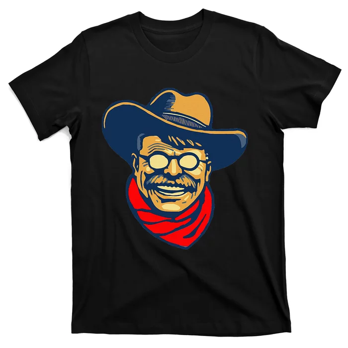 Teddy Roosevelt Rough Rider American National Parks Retro T-Shirt