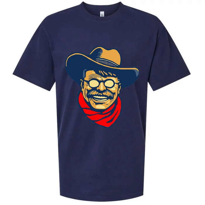 Teddy Roosevelt Rough Rider American National Parks Retro Sueded Cloud Jersey T-Shirt