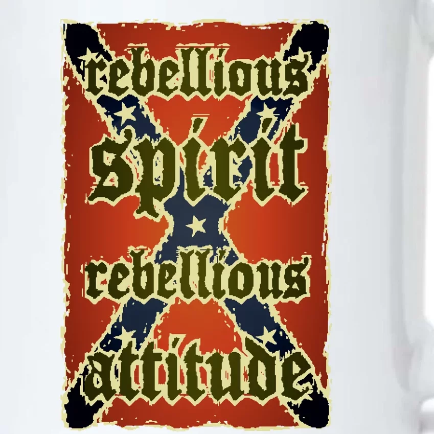 Texas Rebellious Spirit Attitude Black Color Changing Mug