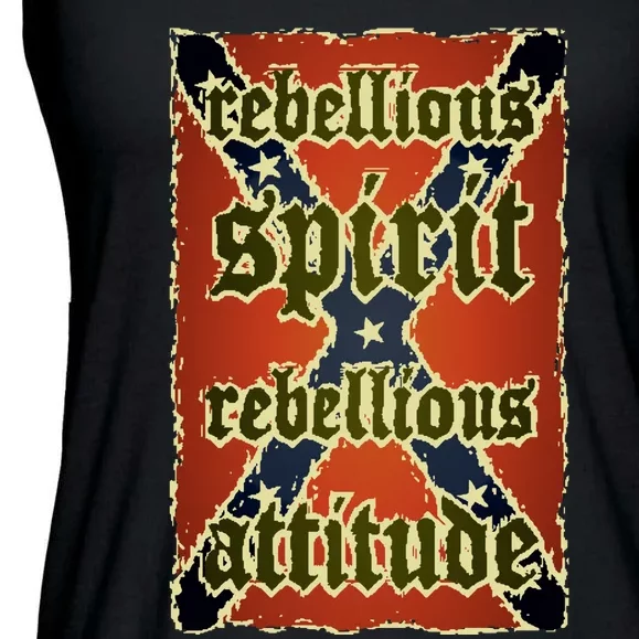 Texas Rebellious Spirit Attitude Ladies Essential Flowy Tank