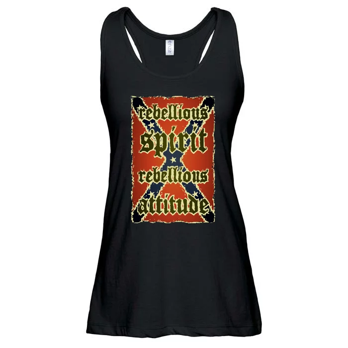 Texas Rebellious Spirit Attitude Ladies Essential Flowy Tank