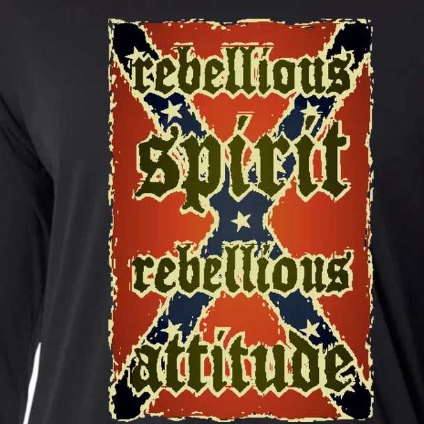 Texas Rebellious Spirit Attitude Cooling Performance Long Sleeve Crew