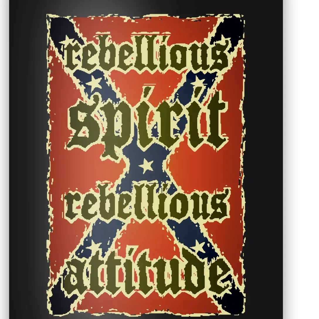 Texas Rebellious Spirit Attitude Poster