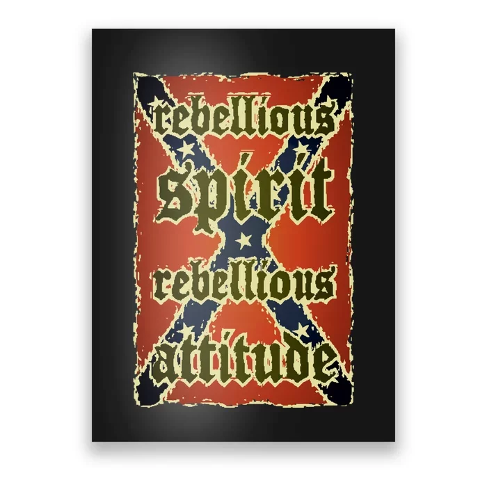 Texas Rebellious Spirit Attitude Poster