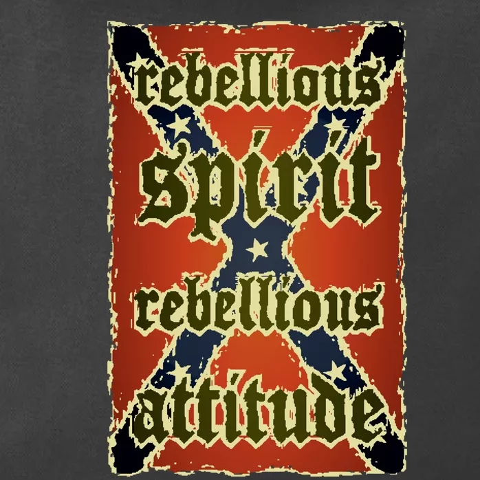 Texas Rebellious Spirit Attitude Zip Tote Bag