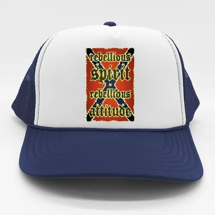 Texas Rebellious Spirit Attitude Trucker Hat