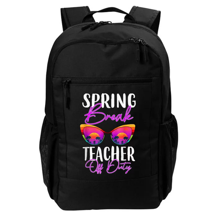 Teacher Relax Spring Beach Off Duty Break Beach Lover Daily Commute Backpack