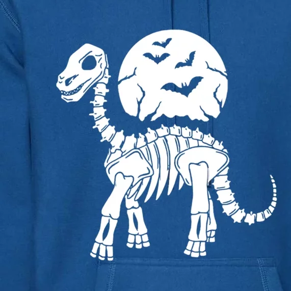 T Rex Skeleton Dino Bones Paleontologist Fossil Dinosaur Gift Premium Hoodie