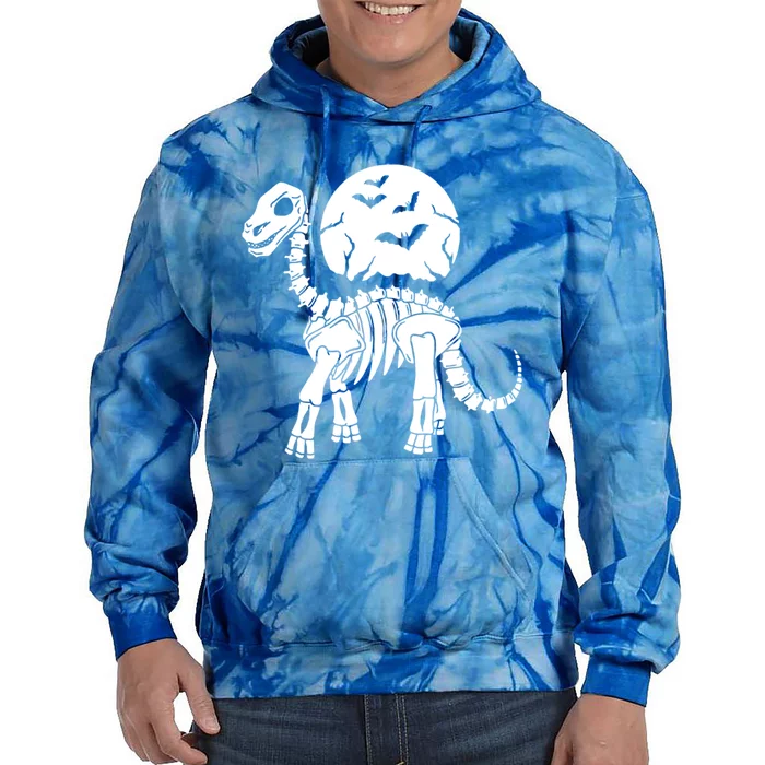 T Rex Skeleton Dino Bones Paleontologist Fossil Dinosaur Gift Tie Dye Hoodie