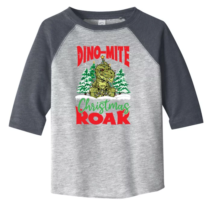 Tree Rex Santa Claus Dino Lover Merry Christmas Dinoasur Gift Toddler Fine Jersey T-Shirt