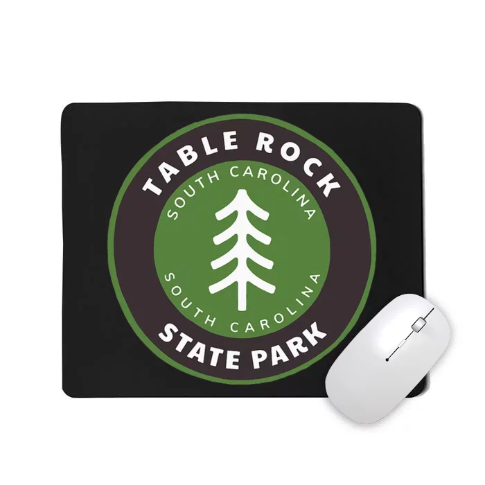 Table Rock State Park South Carolina Sc Tree Badge Vacation Mousepad