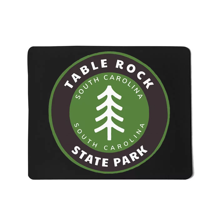 Table Rock State Park South Carolina Sc Tree Badge Vacation Mousepad