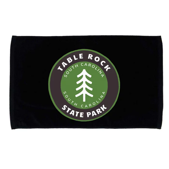 Table Rock State Park South Carolina Sc Tree Badge Vacation Microfiber Hand Towel