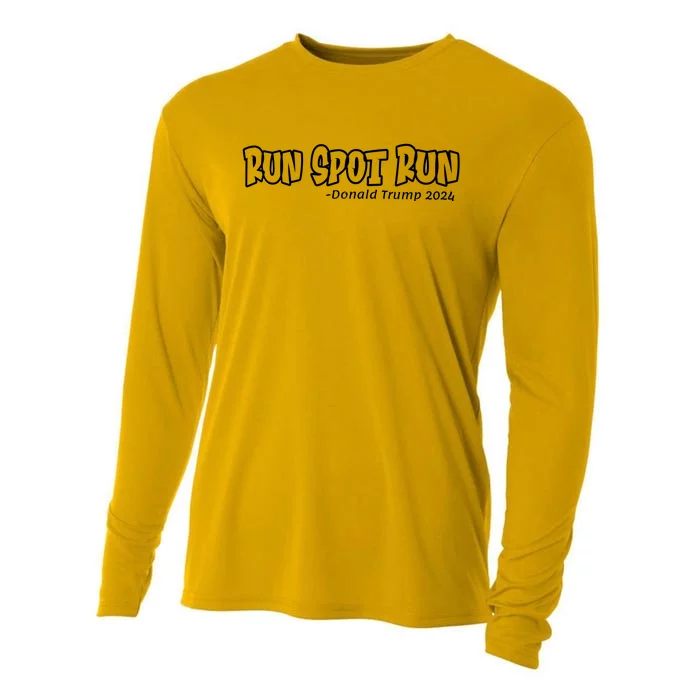 Trump Run Spot Run Debate Quote 2024 Cooling Performance Long Sleeve Crew