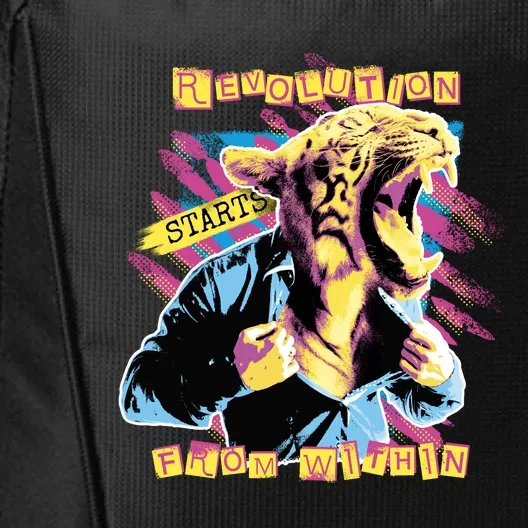 The Revolution Starts From Within Roaring Tiger Man City Backpack