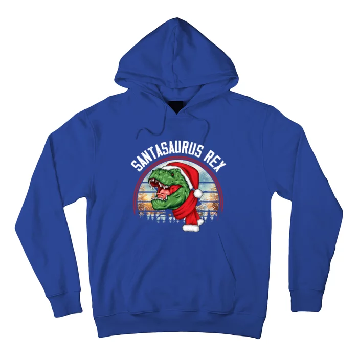 Tree Rex Santasaurus Trex Dino Merry Christmas Dinosaur Gift Hoodie