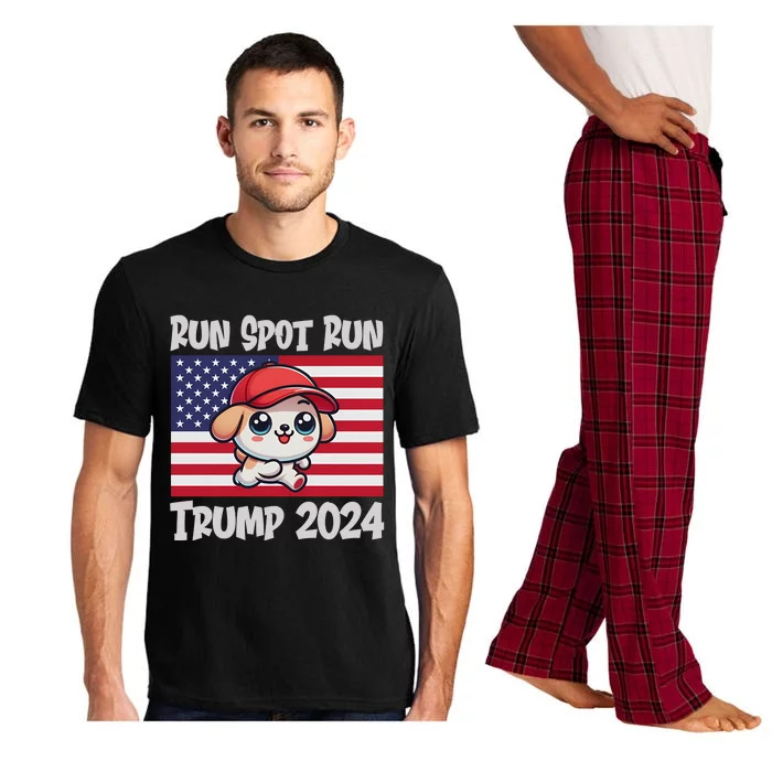 Trump Run Spot Run Debate Quote 2024 Pajama Set