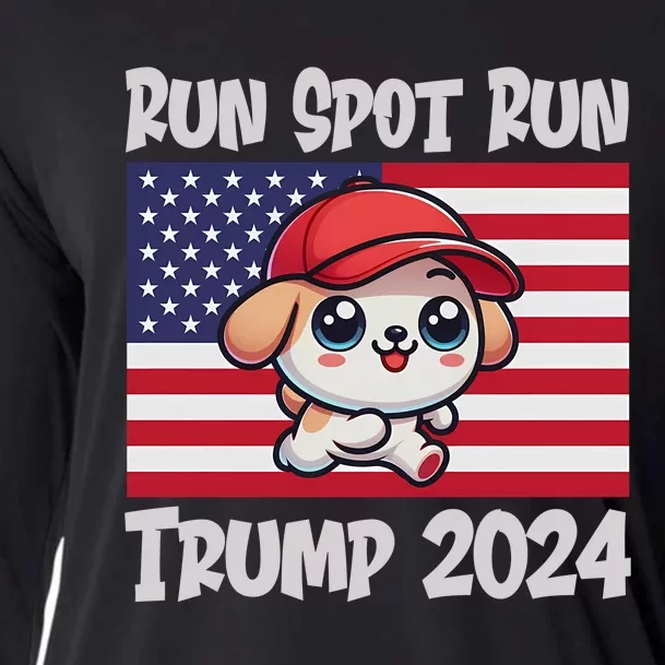 Trump Run Spot Run Debate Quote 2024 Cooling Performance Long Sleeve Crew