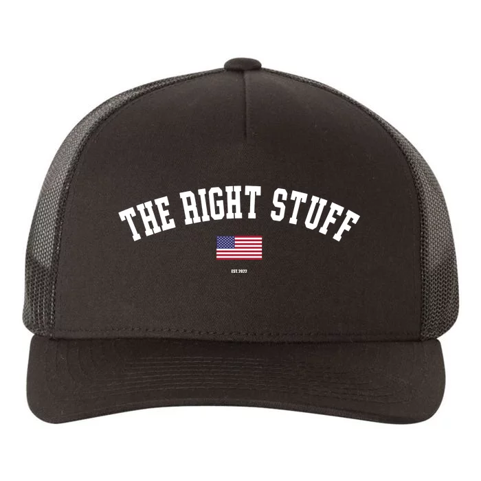 The Right Stuff Est 2024 Yupoong Adult 5-Panel Trucker Hat