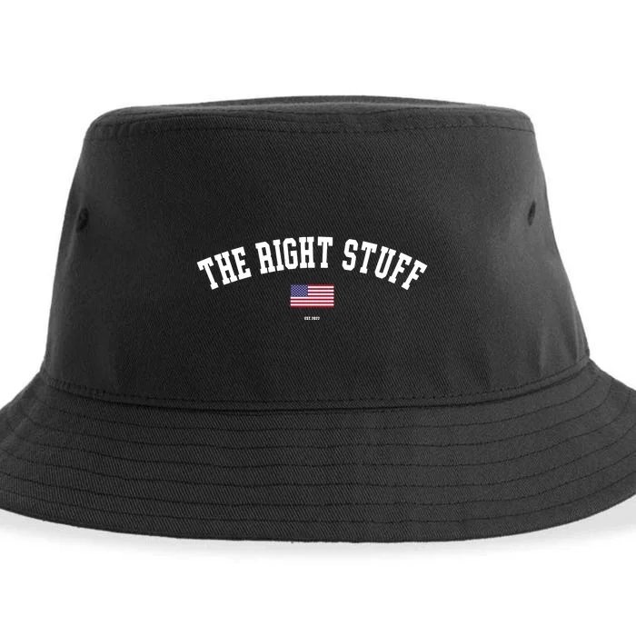 The Right Stuff Est 2024 Sustainable Bucket Hat