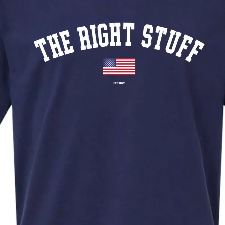 The Right Stuff Est 2024 Sueded Cloud Jersey T-Shirt