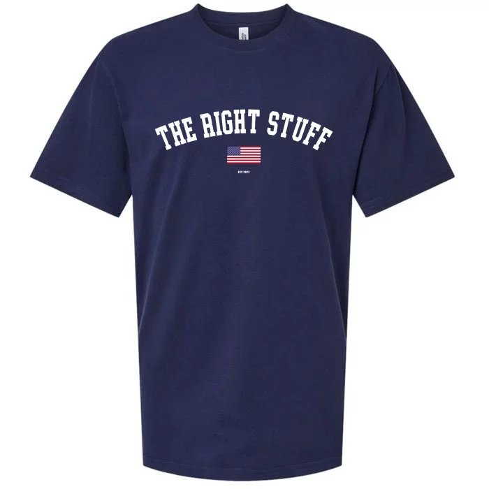 The Right Stuff Est 2024 Sueded Cloud Jersey T-Shirt