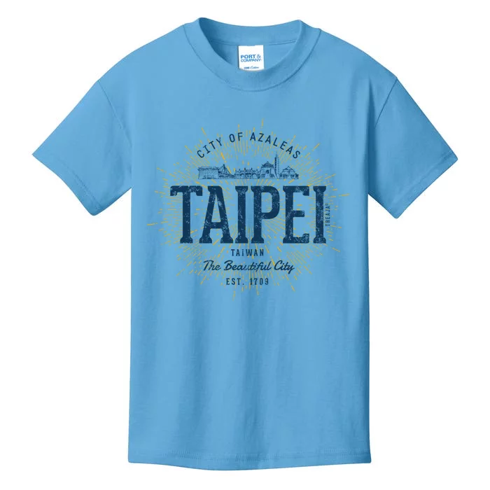 Taiwan Retro Style Vintage Taipei Gift Kids T-Shirt